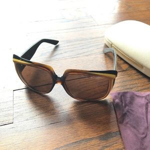 Stella McCartney Retro Mod Square Sunglasses
